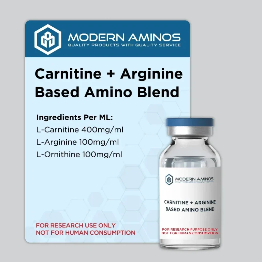Carnitine + Arginine Based Amino Blend (20ML) — amino blend research solution from Modern Aminos for amino-blend research.