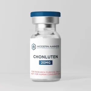 CHONLUTEN 20MG — research peptide vial from Modern Aminos for peptide research and analytical laboratory use.