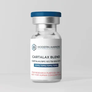 Cartalax Blend (Cartalax/BPC-157/TB-500/KPV) — research peptide vial from Modern Aminos for peptide research.